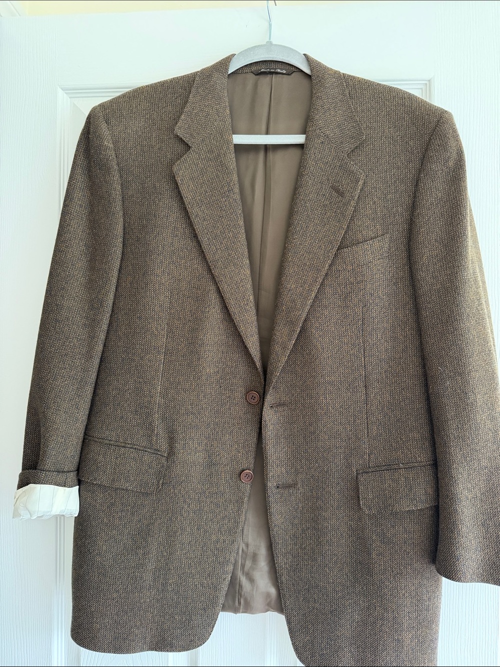 Canali Brown Tweed Sport Coat